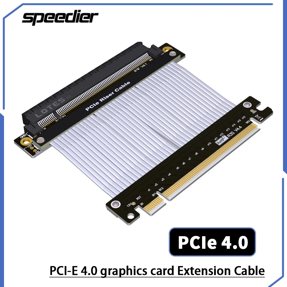 Pcie 4.0 X16 Riser Cable 90 Degree - PCIE 4.0 X16 라이저 케이블 RTX3090