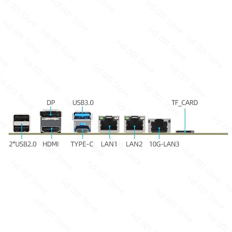 Nas Motherboard N100 6 Sata - N100 마더보드 듀얼 2.5G 10G SFP