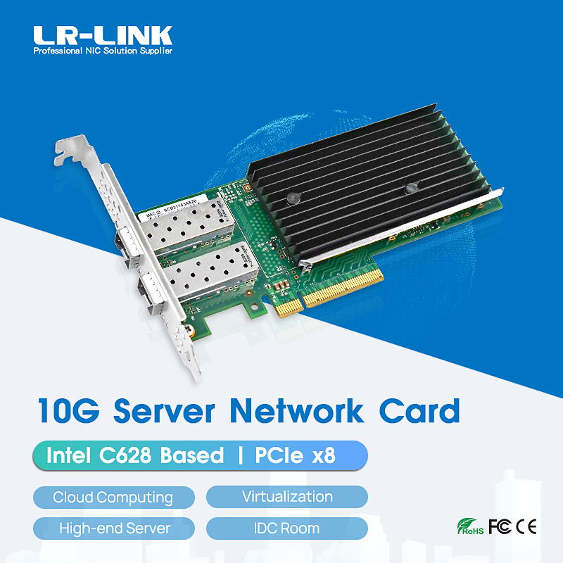 10Gb Sfp+ Pcie Network Card Dual Port - LR-LINK 인텔 칩 기반 이더넷 네트워크