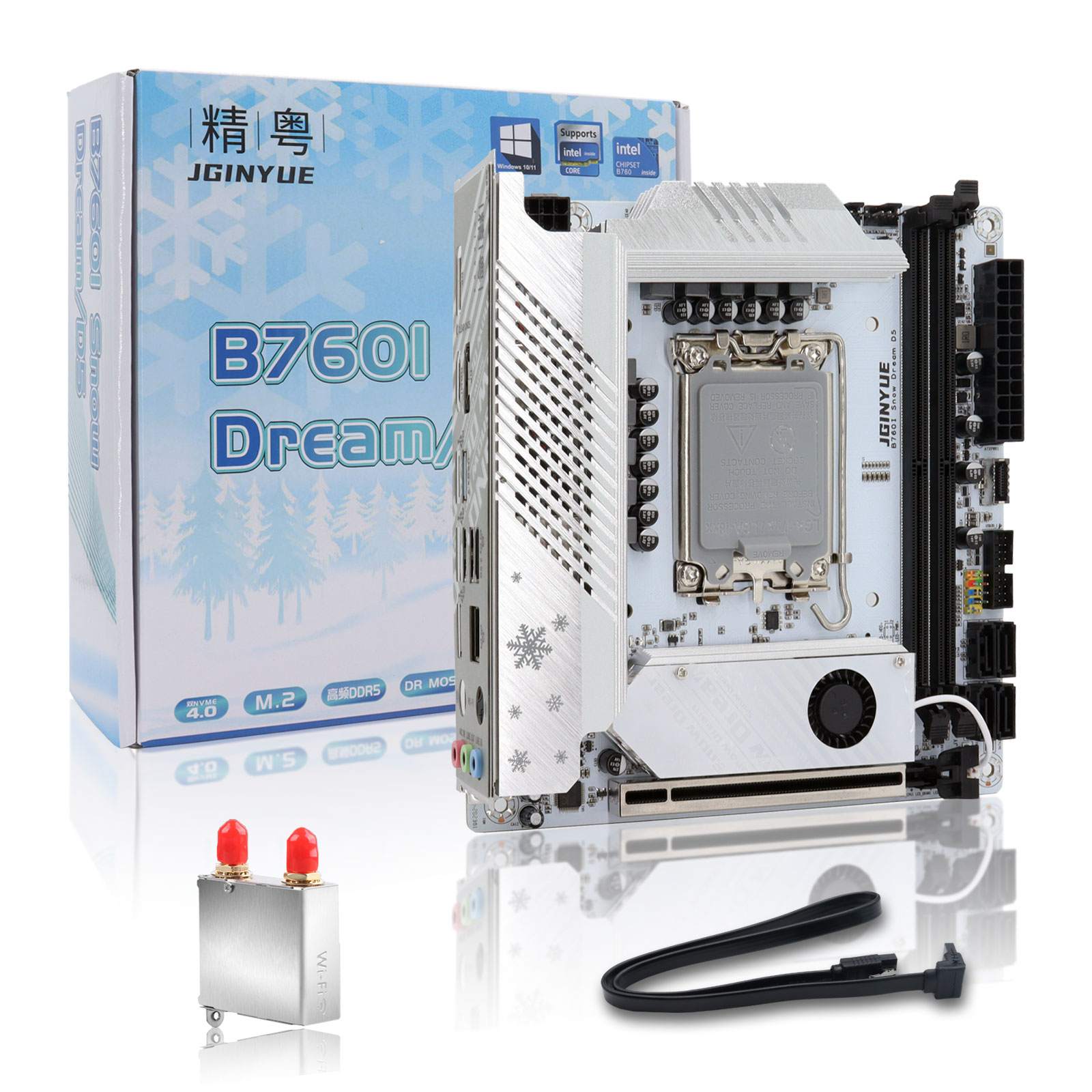 Lga 1700 Ddr5 Itx Motherboard - JGINYUE 마더보드, 미니 ITX LGA 1700