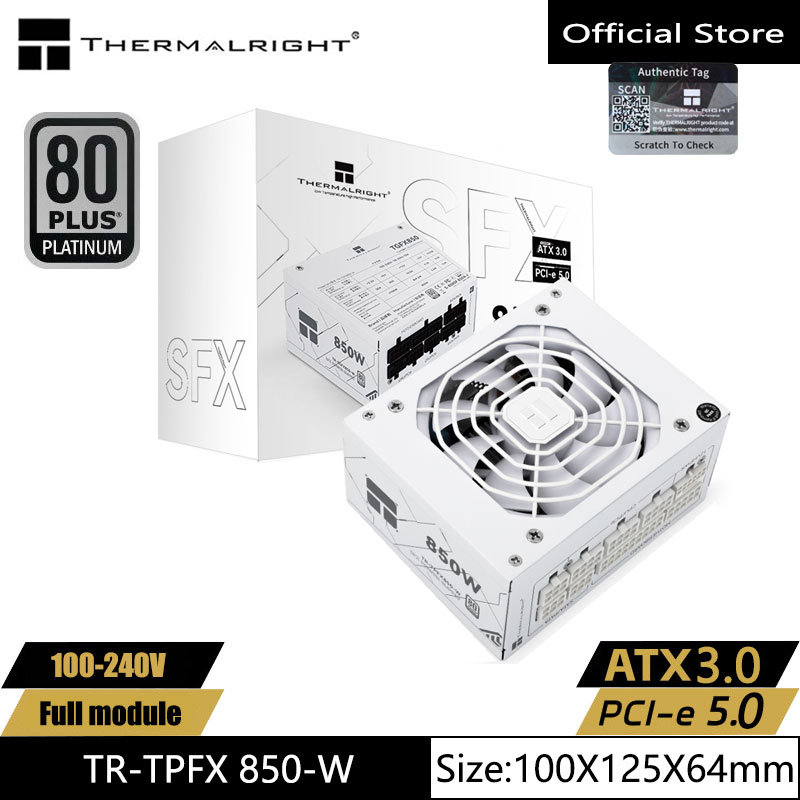 Sfx Power Supply 850W Gold - Thermalright TR-TPFX850-W 흰색 섀시 전원 공급