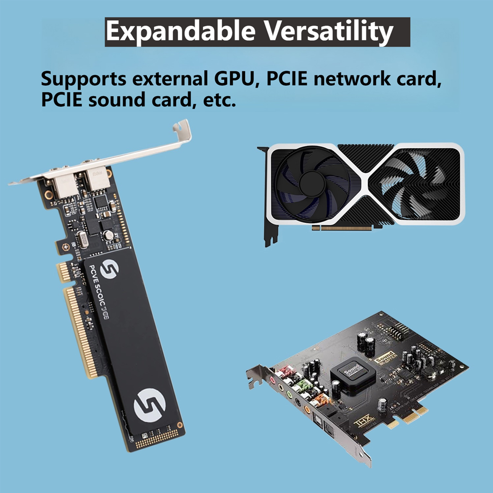 오쿨링크 eGPU 그래픽 카드 독 (노트북/미니 PC용 - External Gpu Dock Pcie 4.0 Oculink 리뷰 및 가격