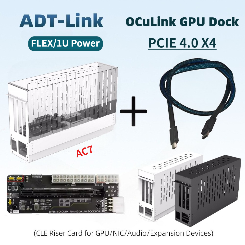 50CM Oculink EGPU 그래픽 카드 독 (노트 - External Gpu Dock Pcie 4.0 Oculink 리뷰 및 가격