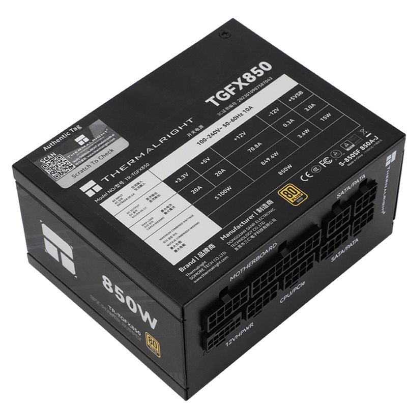 Thermalright TR-TGFX850 SFX 금메 - Sfx Power Supply 850W Gold 리뷰 및 가격