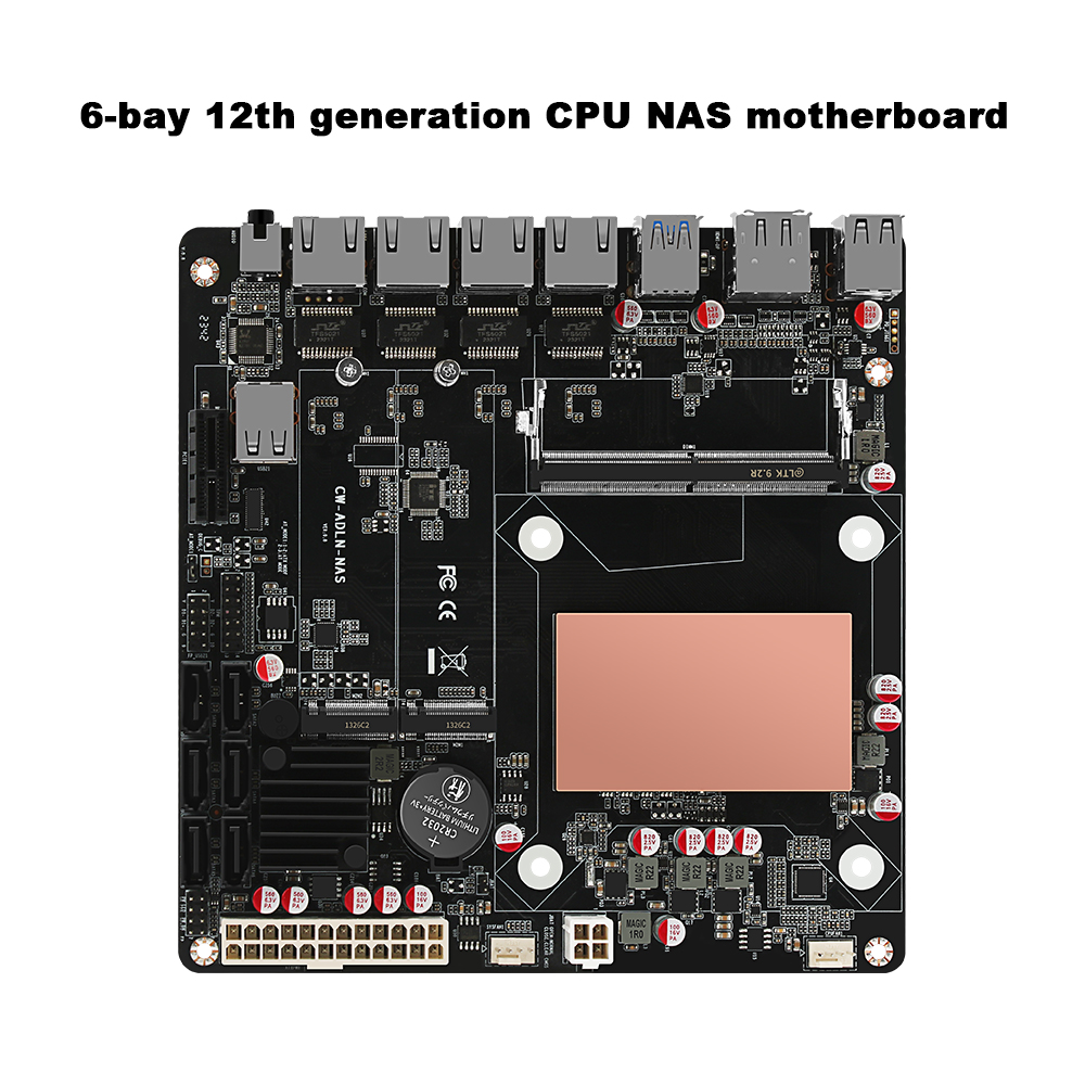 N100/N150 6베이 NAS 마더보드 4x 2.5G - Nas Motherboard N100 6 Sata 리뷰 및 가격