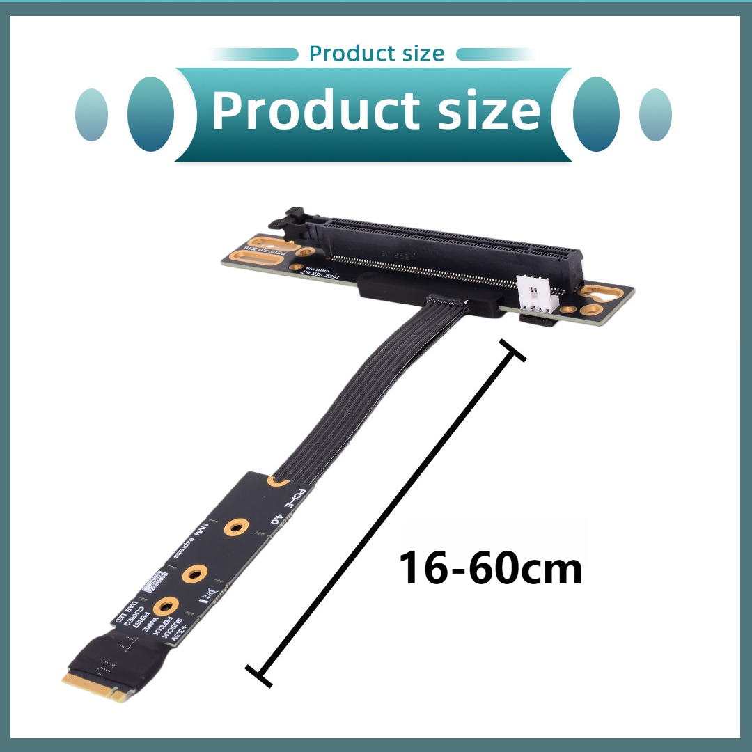 M.2 NVME to PCIe X16 90도 PCI-E - Pcie 4.0 X16 Riser Cable 90 Degree 리뷰 및 가격