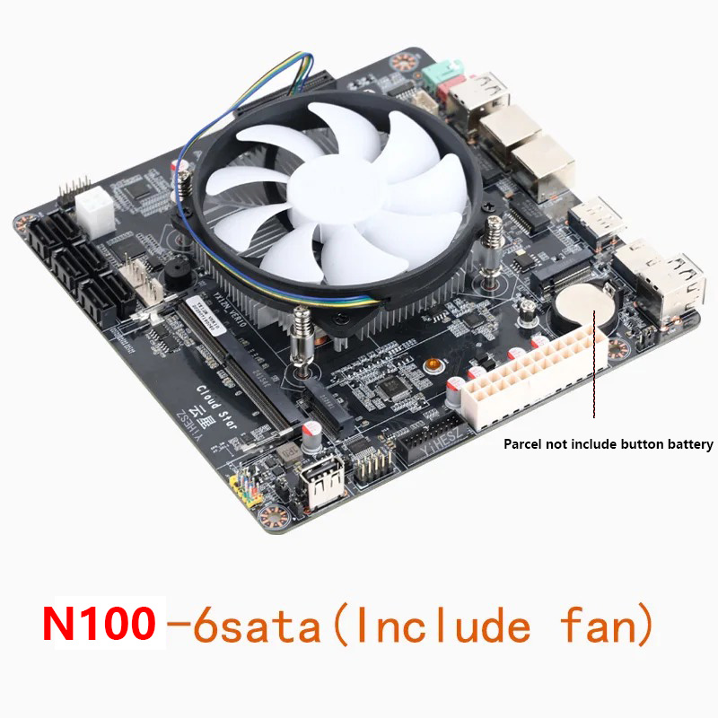인텔 N100 미니-ITX 마더보드 듀얼 2.5GbE  - Nas Motherboard N100 6 Sata 리뷰 및 가격