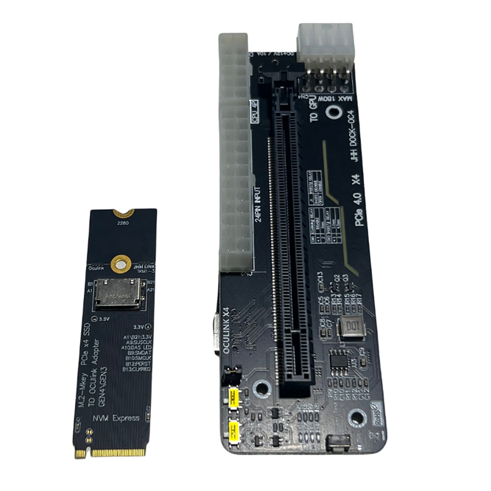 Oculink/M.2 NVMe 외장 그래픽 카드 노트북 - External Gpu Dock Pcie 4.0 Oculink 리뷰 및 가격