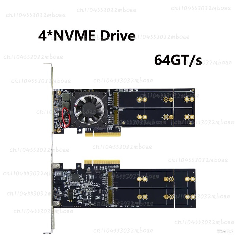 PEX8747 칩 PCIe 3.0 X8 쿼드 M.2 N - Quad M.2 Nvme Pcie Bifurcation Card 리뷰 및 가격